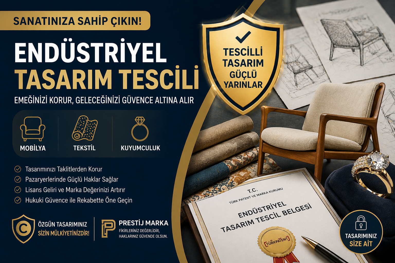 endüstriyel tasarım tescili