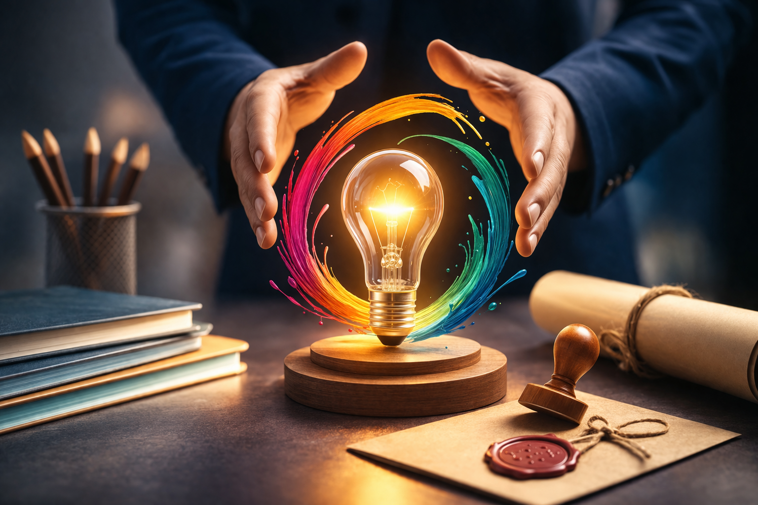 slogan tescili ile marka korumasını anlatan görsel, tescil belgesi ve marka hakları